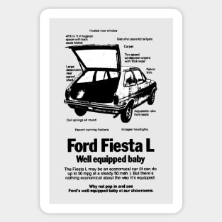 FORD FIESTA L - advert Sticker